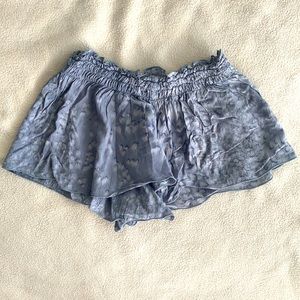 Indah Grey Water Print Lounge Short